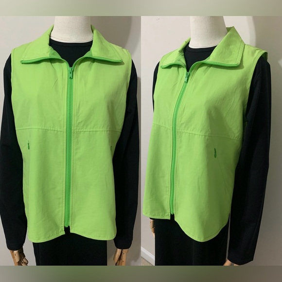 Lime Green Nylon Vest - Picture 3 of 17